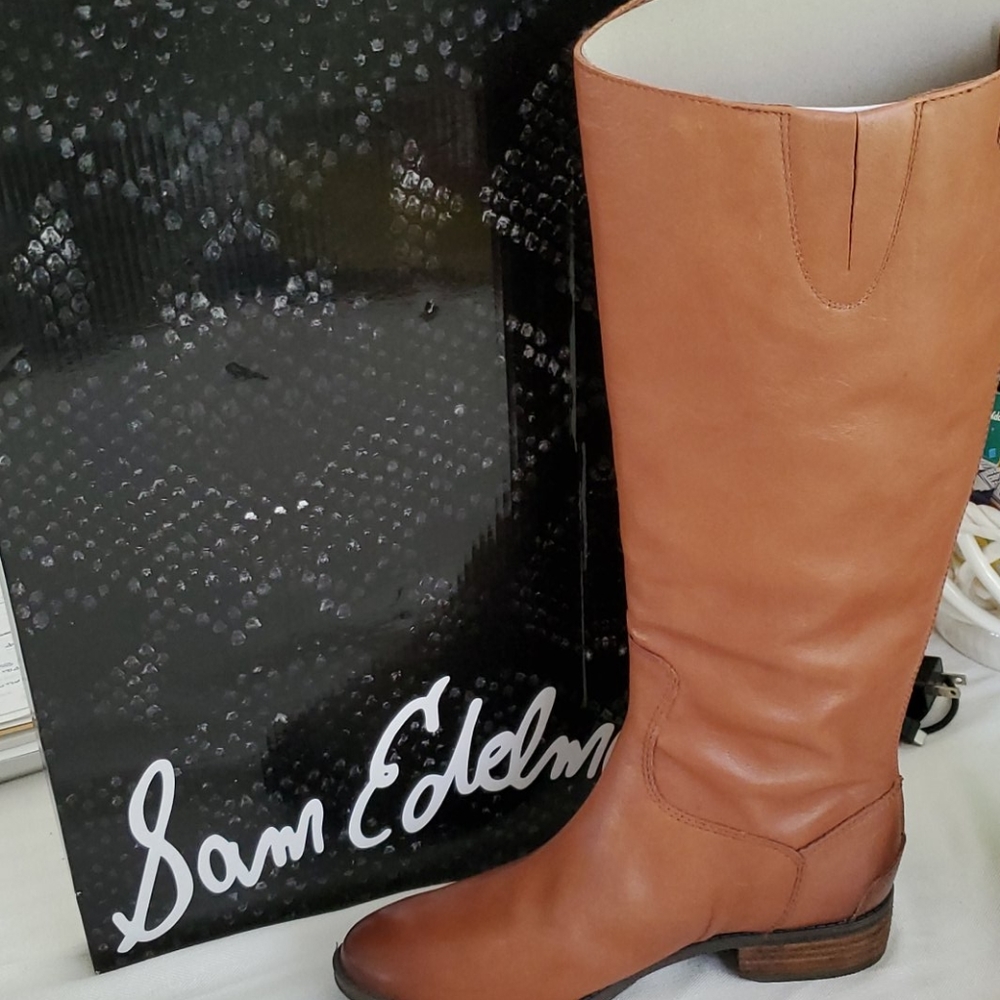 Sam Edelman size 7 nwt leather riding boots